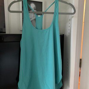 LULULEMON Water Bound Singlet Tank Top Turqouoise Size 8